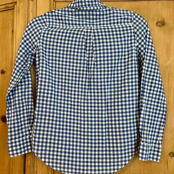 Boys Polo Ralph Lauren Blue Gingham Shirt - Picture 2 of 7